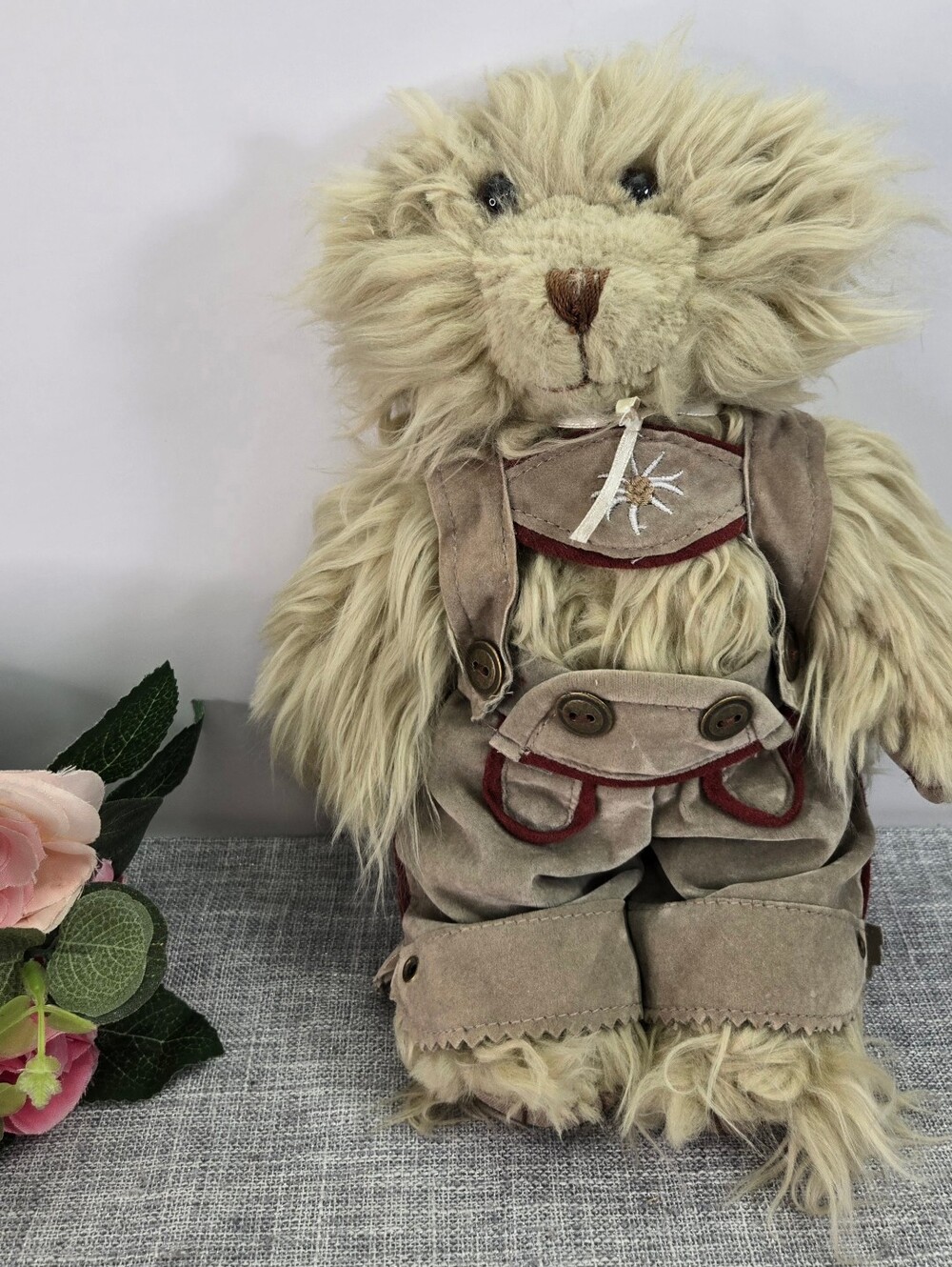 Vtg RF Collection Adele's Artist Teddy Bear Reinart Faelens Jointed Shaggy Plush